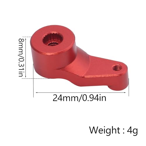RC Upgrade Accessories for MJX 14210 14209 21T Metal Servo Arms Strong Servo Horn Arm Servo Saver Assembly for Monster Trucks RC Car Upgrade Part 14702C