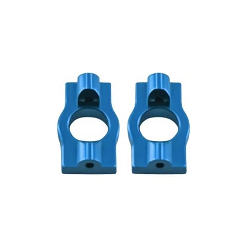 Rc Parts For Losi Micro B LOS00007 1/24 RTR Metal Aluminum Caster Blocks C Hubs 2WD RC Car For Buggy Upgrades Accessories(Blue) - color: Blue