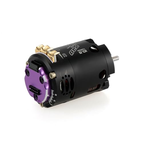 HUIOP 540 10.5T Brushless Motor, Rocket V3 540 10.5T Sensored Brushless SPEC Motor Black for 1/10 RC Racing Car Truck