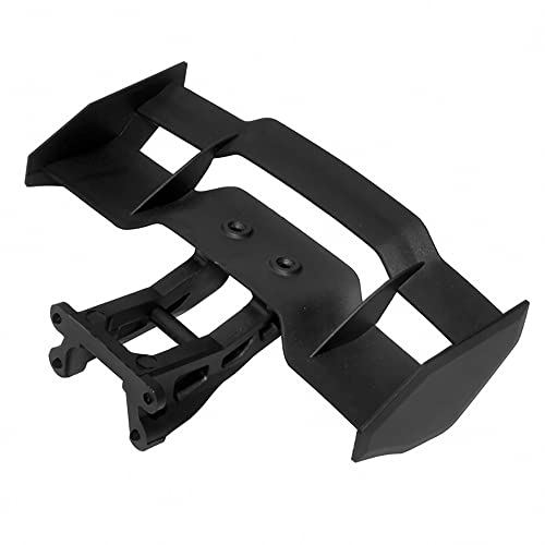 90141 Black ABS Plastic Rear Wing & Wing Stay Spare Parts for 1:12 Bruhless Brushed 901 901A HM124 RC Trucks