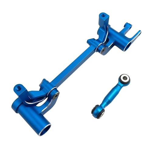 Aluminum Steering Bellcrank Set for 1/10 4-Tec Ford Mustang (Blue) | Alloy,Rear Wheel Drive,On-Road Drift,CAR-105237-4,10543,CNC Machined,High Strength,Precision Fit - color: Blue
