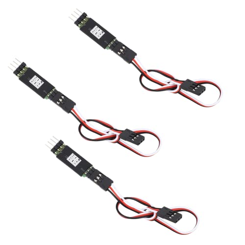 RC Controller Switch, 3 Pcs RC Receiver Controlled Switch Third Channel RC Light Remote Control Receiver Cord Switch Accessory for RC Toys Cars Trucks Crawlers