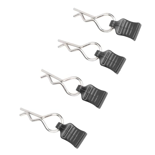 RC Car Body Pin with Pull Tabs Secure Connection Durable Plastic Metal Construction RC Body Clip for 124008 124010 124006 144016 144018 Hobbyists Racing Enthusiasts Off Road Use