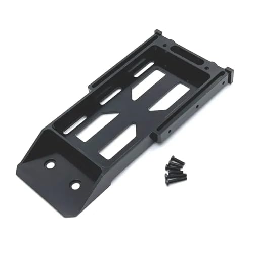 COMODO RC Crawler Metal Battery Tray Rear Bumper Mount 1/12 Scale Compatible with MN128 MN86 MN86S MN86K MN86KS(Black) - color: Black