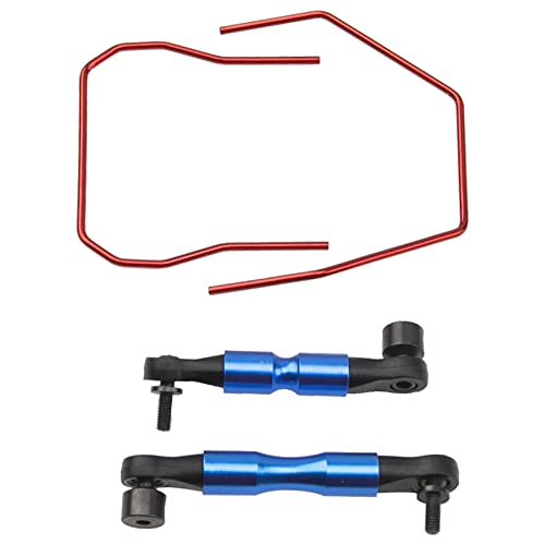 ShareGoo Front & Rear Sway Bar Kit Anti-Roll Bar Set Upgrade Parts Compatible with Traxxas 4X4 Slash Stampede Rustler Rally 1/10 RC Car