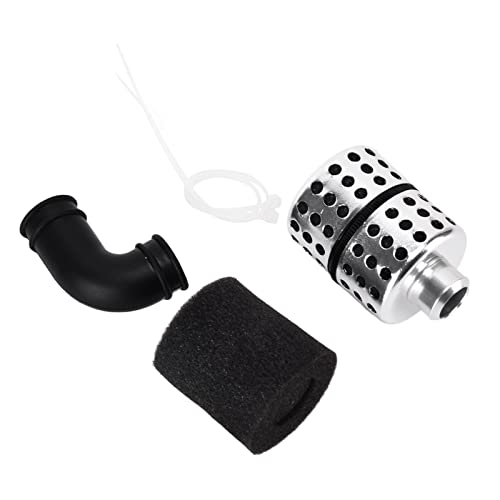 RC Air Filter Aluminum Alloy High Performance Durable Easy Install Air Filter for 1/8 Nitro Power Engine Black 56.2mm 37.5mm 16.5mm 13.5mm 12mm 10mm