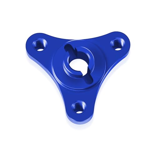 Aluminum Alloy 7075 Slipper Clutch Eliminator, Blue | Compatible with Tra-xxas E-Maxx E-Revo Summit T-Maxx 3.3 Revo 3.3 1/10, RC Car, Upgrade Parts - color: Blue