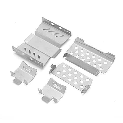 SUNGOOYUE RC Crawler Chassis Guard Board, High Performance RC Stainless Steel Armor Plate Suitable for 1/10 GEN8 Climbing Car