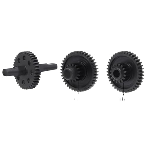 Steel Full Set Complete Gearbox Gears 20.5:1 Transmission Gear 11T Pinion Upgrade Part Compatible with Ascent-18 1/18 RC Crawler