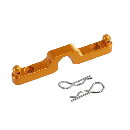 Aluminum Rear Body Mount Posts Shell Pillar Bracket Upgrade for MJX for HG 14301 14302 14303 1/14 RC Car Parts (Golden) - color: Golden