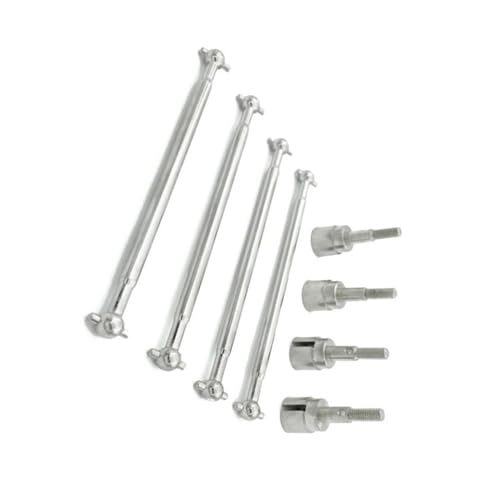 Rc Components for HSP 1/10 94111 Metal Drive Shaft 89.5mm Dogbones 08029 Stub Wheel Axle 02033 RC Car Upgrade Parts Replacement Accessories - color: Silver