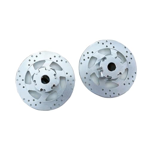 CNC Alu7075 +3MM Extended 17mm hex hub/Disc Front/Rear for Traxxas UDR