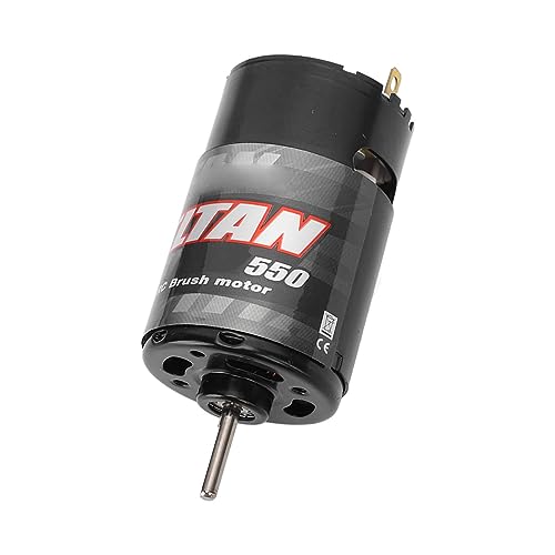 Changor 550 Motor High Speed RC Brushed Motor with Reduction Gearbox for 1/14 1/10 RC Crawler DIY (29T) - size: 29T