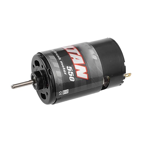 Changor 550 Motor High Speed RC Brushed Motor with Reduction Gearbox for 1/14 1/10 RC Crawler DIY (35T) - size: 35T