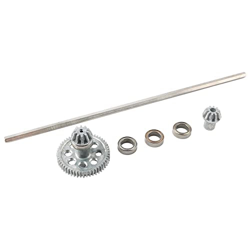 1:10 9125 RC Trucks Car Upgraded Original Parts Aluminum Main Drive Shaft 25-ZJ05 LG-ZJ05 for High Speed 1:10 9125 RC Trucks (Longer) - color: Aluminum Longer 25-zj05