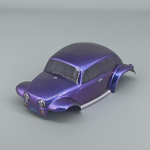 SANTAIZI 1/18 Scale Beetle Clear Body Shell Replacement for MT and Short Course Car Width 95mm with Decal Sheet (18JKCTG-T)