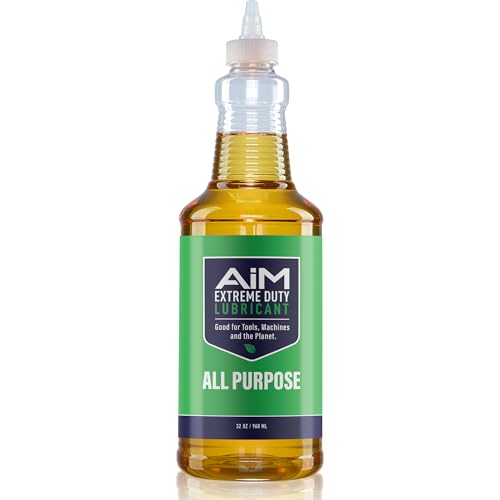 AiM Extreme Duty Lubricant/Grease - 32 oz - All-Purpose Spray - Household Oil - Safe for Tools, Machinery, Garage Doors, Moving Parts - Made in the USA - size: AiM | 32oz | All Purpose