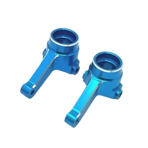 for LC PTG-2 PTG-2R 1/10 Metal Front Steering Cup Rc Crawler for Racing Car Truck for Buggy Upgrade Accessories Parts RC Steering Knuckles Cup(Blue) - size: Blue