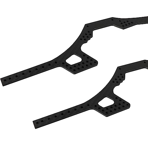 Adjustable LCG Chassis Carbon Fiber Frame Rails for 1/10 RC Crawler Axial SCX10 & SCX10 II 90046 90047 86100 Lower Center of Gravity Upgrade Parts