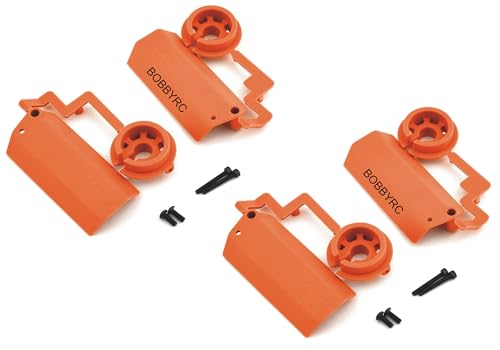 RPM R/C Shock Shaft Guards (Orange) for Traxxas X-Maxx Shocks 7761 7761A 7761G 7761R Only