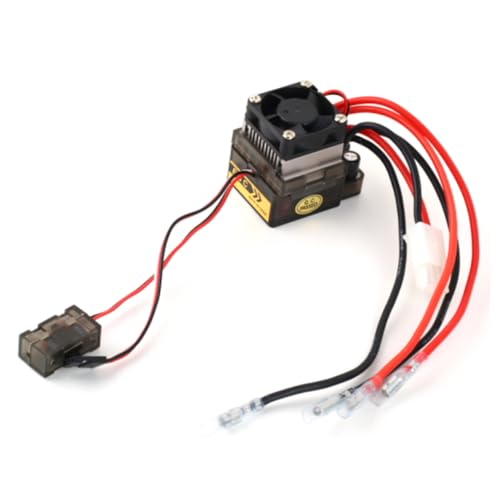 320a Brushed Esc Electronic Controller 2-Way Brake Cooling Fan for Rc Vehicles
