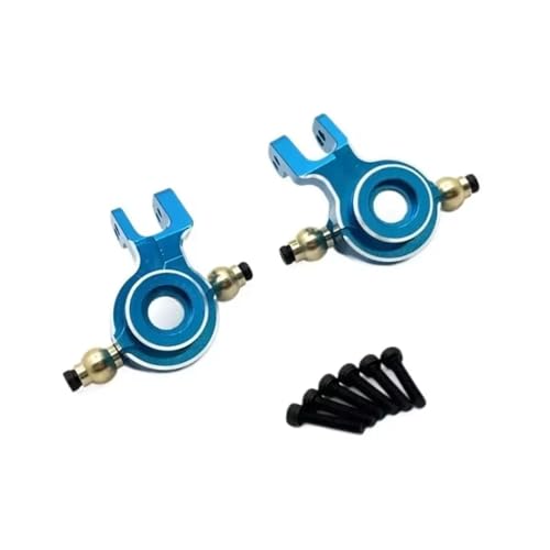 for UD UD1201 UD1202 UD-12PRO Metal Front Steering Cup Steering Knuckle Rc Car Truck for Buggy Accessories Upgrade Parts RC Steering Knuckles Cup(Blue) - size: Blue