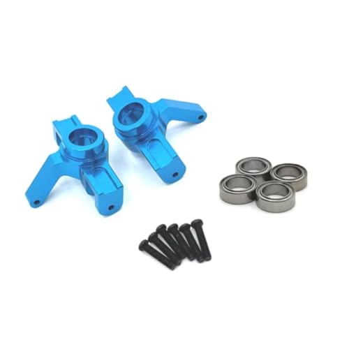 for MJX 16207 16208 16209 16210 1/16 Front Steering Cup and Bearing Rc Model Crawler Car Truck for Buggy Accessories Upgrade Parts RC Car Upgrade Part(Sky Blue) - size: SKY BLUE