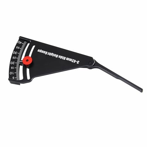 Aluminum RC Car 3–42mm Ride Height Gauge for 1/10 On-Road RC Cars | Aluminum Measuring Ruler,1/10 On-Road Gauge,RC Models Chassis Adjustment