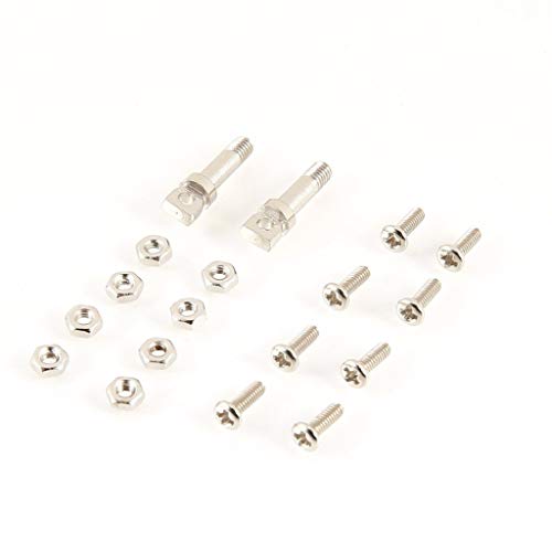 2 Pieces Trailer Towing Buckle RC Car Tow Hooks Accessory D Shackles Suitable for 1/10 RC Crawler Car Front Rear