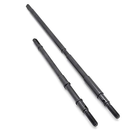 LCX Racing 1/10th RC Crawler Car AR60 OCP Hard Steel Rear Axle Drive Shaft Dogbone Straight Shaft for Axial Wraith RR10 SMT10, Upgrades Parts Accessories
