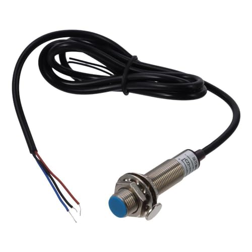 Digital LED Tachometer,Red Mini 4 Digit NPN Hall Proximity Switch Sensor Durable AC 110V-230V RPM Speed Measure Meter Lathes, Conveyor Belts