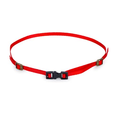 5Pcs RC Roof Rack Straps Adjustable for 1/10 1/18 1/24 Crawler TRX4 SCX10 | Nylon luggage rope secures gear on RC crawler roof racks.Fits For TRX4 TRX6 SCX10 D90 TRX4M SCX24 FCX24.5-pack upgrade Parts. - color: Red