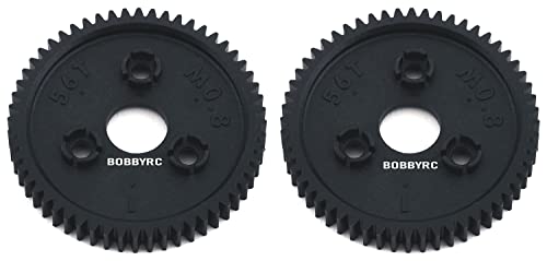 T-Maxx 3.3,Jato 3.3,1/10 Summit 3957(2Pcs) 56-Tooth (0.8 Metric Pitch, Compatible with 32-Pitch) Spur Gear
