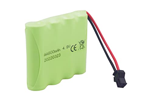 sea jump Accessories 2PCS AA 4.8V 800mAh Rechargeable RC Toy Car Battery SM2P Plug RC Truck Stunt Car Excavator Toy Car Battery and USB Charging Cable