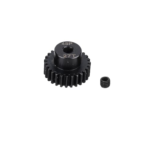 5Pcs Metal Steel 48P Pinion Gear Sets with Hex Key for RC Car, Truck & Off-Road Vehicles (23T 24T 25T 26T 27T) - style: 23T 24T 25T 26T 27T