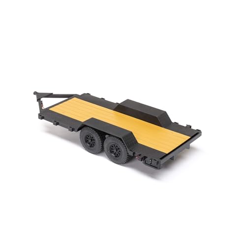 Axial SCX24 Flat Bed Vehicle Trailer with LED Taillights:1/24th, AXI00009