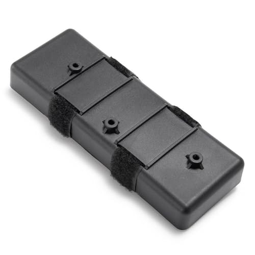 Black Battery Box Tray Case Compatible with 1/10 1/8 RC Crawler Axial SCX10 D90 TRX4 (4 PCS) - style: 4 PCS