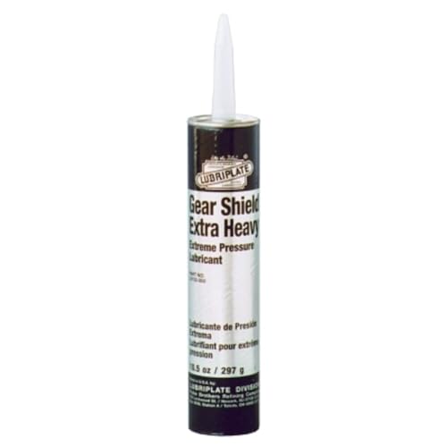 Lubriplate L0152-000 Gear Shield Series Black ISO-9001 Registered Quality System, ISO-21469 Compliant 40+ cSt Multi-Purpose Open Gear Grease (Pack of 10)