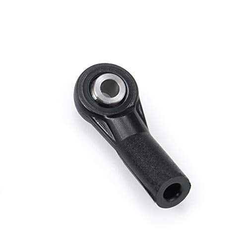 QUE-T 10pcs M3 Plastic Ball Head Link Rod Ends Joint Linkage for 1/10 RC Axial SCX10 Crawler Car (D) - style: D