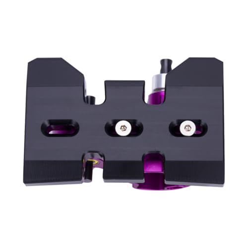 Aluminum Lightweight Gearbox OD-3 Overdrive Transmission for 1/10 RC Crawler Car Axial SCX10 II VS4-10 LCG Chassis Straight Axle (Purple) - color: Purple