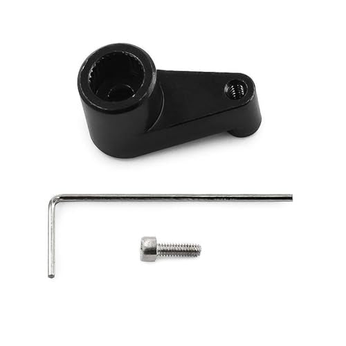 2PCS Aluminum Servo Horn 28T Steering Arm Standard Servo Upgrades Part for 1/30 SCX30 Steering,Servo Arm Rocke