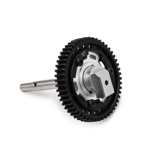 RC Transmission Main Gear and Input Shaft Set with Large Bearing Cush Drive for 1/5 1/6 Scale RC Cars(52T) - color: 52t