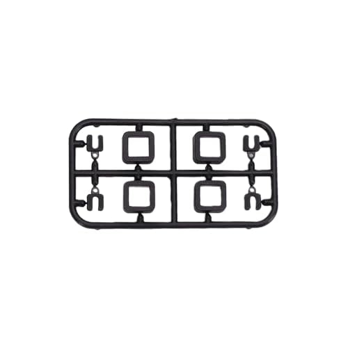 Scale RC Roof Rack, Cross Bars Metal Roof Rack with Prewired 4 Lights Protective Grilles for MJX H12Y 112 Offroad RC Crawler