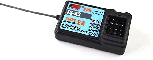 Flysky FS-A3 Waterproof Receiver RX 3 Channel 2.4G AFHDS2A Compatible with GT2E GT2F GT2G iT3B iT3C Flysky RC Transmitter