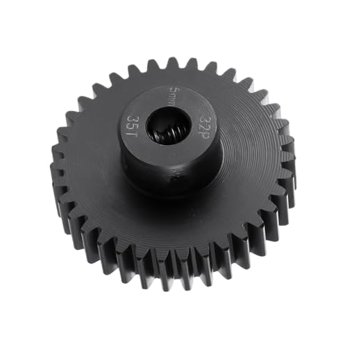 Steel 32P 5mm Pinion Gear 35T Motor Gears for 1/10 1/8 RC Car Parts - size: 35T