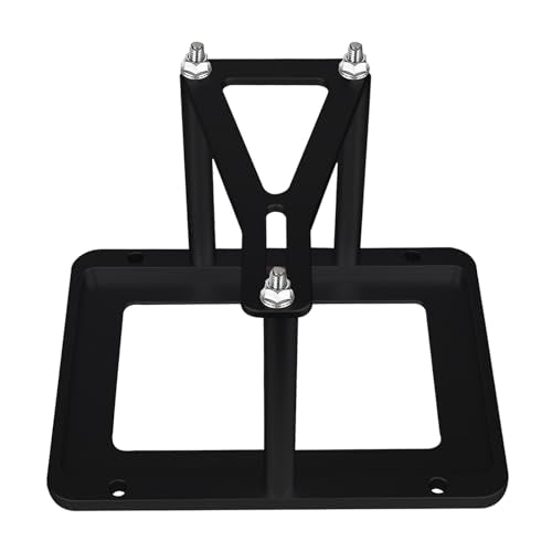 Universal Battery Tray Hold Down Trunk,Battery Relocation Box Billet Aluminum 551181 For Optima Race Racing Mount Red Yellow Blue Top 34M D34M 34 34R 34/78 D34 D34/78 - color: Black