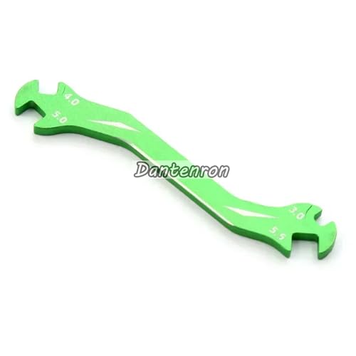 RC Multi-Function Wrench Turnbuckle Nut Ball Joint Remover 3mm 4mm 5mm 5.5mm Universal Repair Tool Aluminum Alloy for 1/10 1/8 1/24 Crawler Truck Off Road Car Boat Drone Airplane (Green) - color: Green
