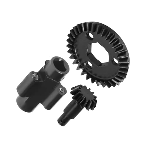 RC Cars Spare Parts for Capra for Utb18 for Buggy 1/18 Metal 33T 13T Bevel Gear Set Axle Differential Spool Trail RC Crawler Upgrade Parts(Gear and Spool Set) - color: Gear and Spool Set