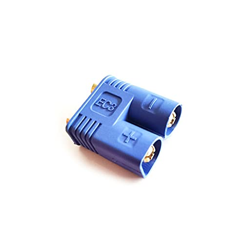 skrnrhrery Ec3 Connector ,5 Pairs Ec3 Plugs Suitable for Rc Esc Lipo Battery Equipment Motor 3.5mm Ec3 Banana Plug Battery Male and Female Plug High Current 100a Power Battery Can Be Welded