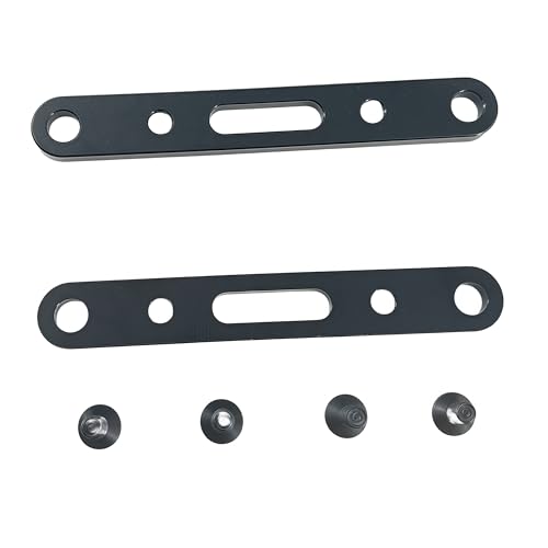 Suspension Arm Mount Set for ARRMA Mojave 4X4 4S BLX RC Truck (Black) | Aluminum Alloy,Front,Rear,1/8 Scale,ARA320589 Compatible,ARA320590 Compatible,CNC Machined,High Strength,Precision Fit - color: Black